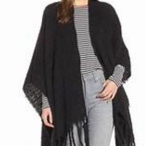 Free People Madison lavish Fringe blanket scarf wr